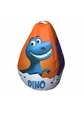 Мешок-рюкзак-подушка, спинка для тюбингов ST4, Small Rider Bags Динозаврики (оранжевый) Мешок-рюкзак-подушка, спинка для тюбингов ST4, Small Rider Bags Динозаврики (оранжевый)