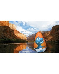 Мешок-рюкзак-подушка, спинка для тюбингов ST4, Small Rider Bags Динозаврики (оранжевый) Мешок-рюкзак-подушка, спинка для тюбингов ST4, Small Rider Bags Динозаврики (оранжевый)