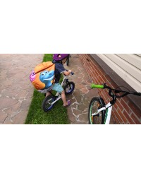 Мешок-рюкзак-подушка, спинка для тюбингов ST4, Small Rider Bags Динозаврики (оранжевый) Мешок-рюкзак-подушка, спинка для тюбингов ST4, Small Rider Bags Динозаврики (оранжевый)