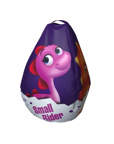 Мешок-рюкзак-подушка, спинка для тюбингов ST4, Small Rider Bags Динозаврики (фиолетовый)