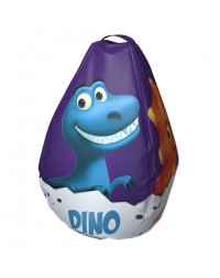 Мешок-рюкзак-подушка, спинка для тюбингов ST4, Small Rider Bags Динозаврики (фиолетовый)