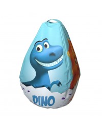 Мешок-рюкзак-подушка, спинка для тюбингов ST4, Small Rider Bags Динозаврики (голубой)