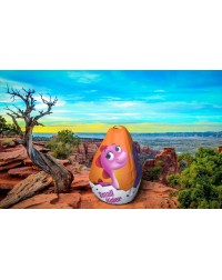 Мешок-рюкзак-подушка, спинка для тюбингов ST4, Small Rider Bags Динозаврики (голубой)