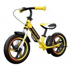 Детский алюминиевый беговел Small Rider Roadster 3 (Sport, EVA) (желтый)