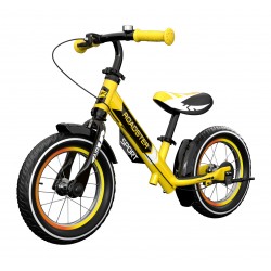 Детский алюминиевый беговел Small Rider Roadster 3 (Sport AIR) (желтый)