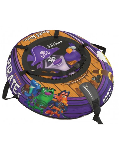  Тюбинг Small Rider Snow Tubes 4 ("Пираты 110х95 см") (енот фиолетовый)