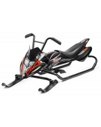 Снегокат-снегоход Small Rider Scorpion DUO, две лыжи спереди (черный с красным)