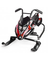 Снегокат-снегоход Small Rider Scorpion DUO, две лыжи спереди (черный с красным)