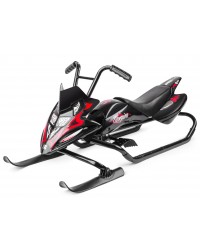 Снегокат-снегоход Small Rider Scorpion DUO, две лыжи спереди (черный с красным)