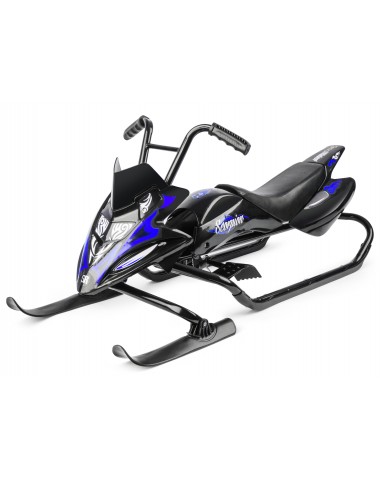 Снегокат-снегоход Small Rider Scorpion DUO, две лыжи спереди (черный с синим)