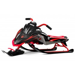 Детский снегокат Yamaha Apex Snow Bike (MG 2020 мягкое сиденье)) (черно-красный)