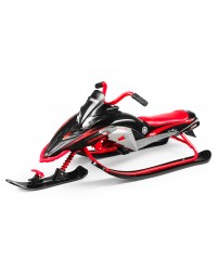 Детский снегокат Yamaha Apex Snow Bike (MG 2020 мягкое сиденье)) (черно-красный)