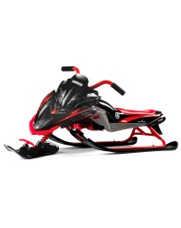Детский снегокат Yamaha Apex Snow Bike (MG 2020 мягкое сиденье)) (черно-красный)