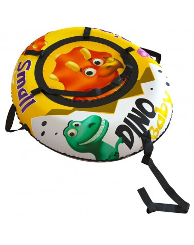  Тюбинг Small Rider Snow Tubes 4 ("Яйцо динозавра 110х95 см") (желтый (оранжевый дино))