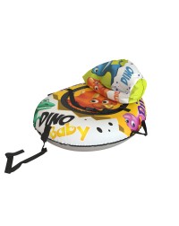 20' Тюбинг Small Rider Snow Tubes 4 ("Яйцо динозавра 110х95 см") (желтый (оранжевый дино))