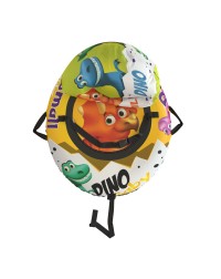 20' Тюбинг Small Rider Snow Tubes 4 ("Яйцо динозавра 110х95 см") (желтый (оранжевый дино))