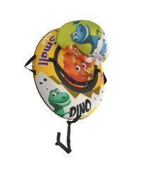 20' Тюбинг Small Rider Snow Tubes 4 ("Яйцо динозавра 110х95 см") (желтый (оранжевый дино))