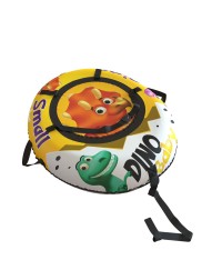20' Тюбинг Small Rider Snow Tubes 4 ("Яйцо динозавра 110х95 см") (желтый (оранжевый дино))