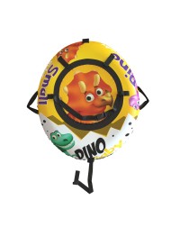 20' Тюбинг Small Rider Snow Tubes 4 ("Яйцо динозавра 110х95 см") (желтый (оранжевый дино))