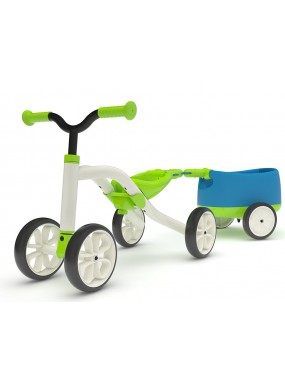 Детская каталка с прицепом Chillafish Quadie and Trailie (лайм) Детская каталка с прицепом Chillafish Quadie and Trailie (лайм)