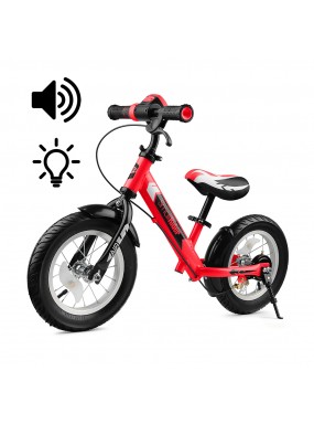 Беговел с ревом мотора, светодиодами и надувными колесами Small Rider Roadster 2 AIR Plus (красный) Беговел с ревом мотора, светодиодами и надувными колесами Small Rider Roadster 2 AIR Plus (красный)