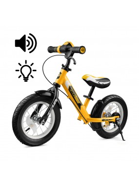 Беговел с ревом мотора, светодиодами и надувными колесами Small Rider Roadster 2 AIR Plus (желтый) Беговел с ревом мотора, светодиодами и надувными колесами Small Rider Roadster 2 AIR Plus (желтый)