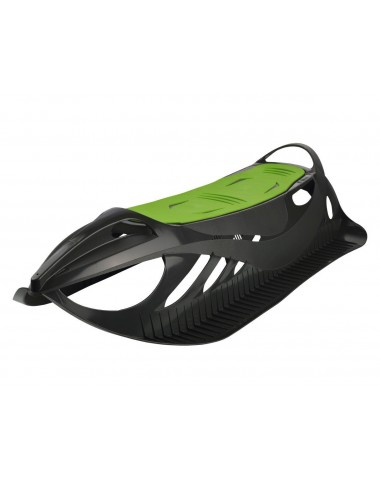 Детские пластиковые санки Gismo Riders Neon Grip (Чехия) (черно-зеленый)