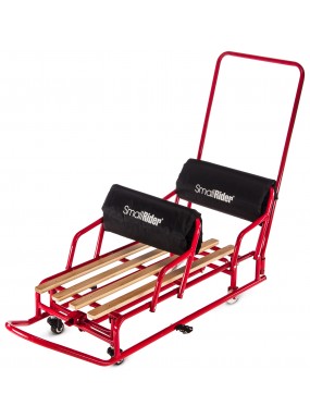 Детские санки-трансформер для двойни с колесиками и толкателем Small Rider Snow Twins 2 (красный) Детские санки-трансформер для двойни с колесиками и толкателем Small Rider Snow Twins 2 (красный)