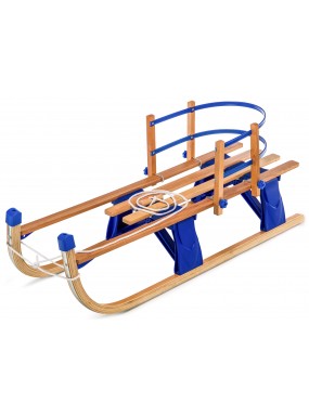 Детские складные деревянные санки со съемной спинкой Small Rider Fold Compact (синий) Детские складные деревянные санки со съемной спинкой Small Rider Fold Compact (синий)