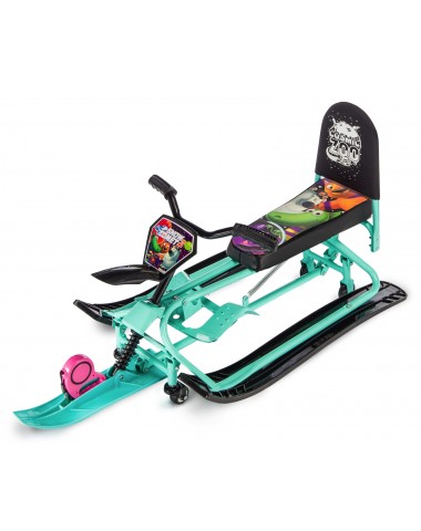 Детский снегокат-трансформер с колесиками и спинкой Small Rider Snow Comet 2 (аква)