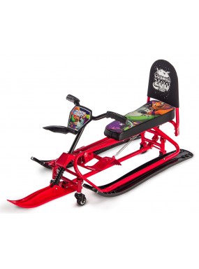 Детский снегокат-трансформер с колесиками и спинкой Small Rider Snow Comet 2 (красный) Детский снегокат-трансформер с колесиками и спинкой Small Rider Snow Comet 2 (красный)