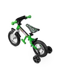 Легкий алюминиевый беговел с колесиками и подножкой Small Rider Ballance 2 (зеленый) Легкий алюминиевый беговел с колесиками и подножкой Small Rider Ballance 2 (зеленый)