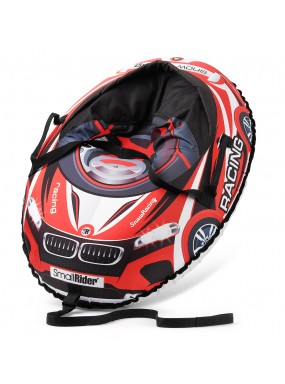 Надувные санки-тюбинг с сиденьем и ремнями Small Rider Snow Cars 3 (ВМ красный)