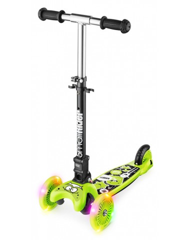 Трехколесный самокат со складной ручкой и 3 светящимися колесами Small Rider Randy Flash (зеленый) Трехколесный самокат со складной ручкой и 3 светящимися колесами Small Rider Randy Flash (зеленый)
