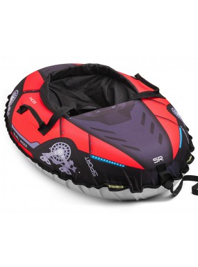 Надувные санки-тюбинг с сиденьем и ремнями Small Rider Asteroid Cosmos (красный)