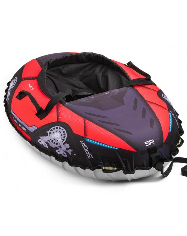 Надувные санки-тюбинг с сиденьем и ремнями Small Rider Asteroid Cosmos (красный)