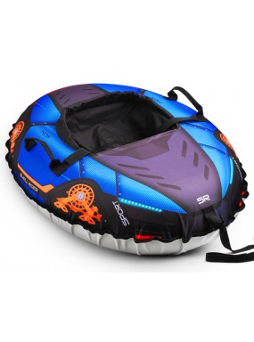 Надувные санки-тюбинг с сиденьем и ремнями Small Rider Asteroid Cosmos (синий)