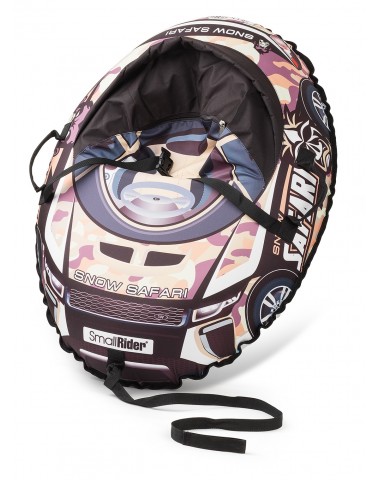 Надувные санки-тюбинг с сиденьем и ремнями Small Rider Snow Cars 3 (Сафари камуфляж)