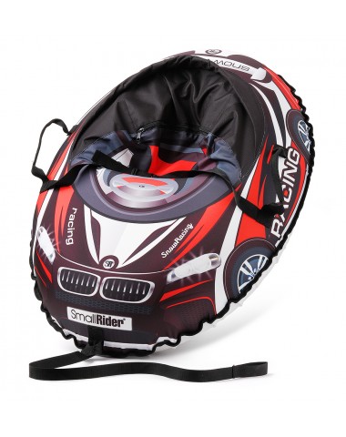 Надувные санки-тюбинг с сиденьем и ремнями Small Rider Snow Cars 3 (ВМ черно-красный)