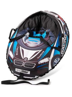 Надувные санки-тюбинг с сиденьем и ремнями Small Rider Snow Cars 3 (ВМ черно-синий)