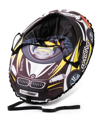 Надувные санки-тюбинг с сиденьем и ремнями Small Rider Snow Cars 3 (ВМ черно-желтый)