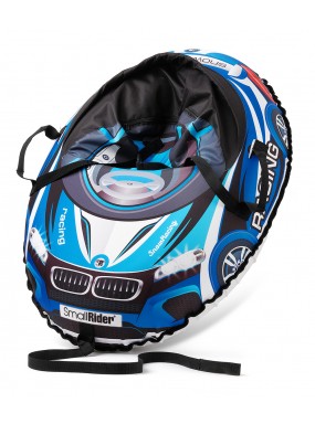 Надувные санки-тюбинг с сиденьем и ремнями Small Rider Snow Cars 3 (ВМ синий)