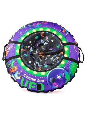 Надувные санки-ватрушка (тюбинг) Small Rider UFO (CZ) (фиолетовый волк)