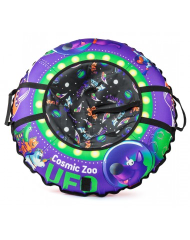 Надувные санки-ватрушка (тюбинг) Small Rider UFO (CZ) (фиолетовый волк)