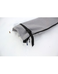 Чехол для лыж горных, беговых, сноуборда 210 см LDR черный / серый