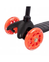 Самокат Triumf SKL-06AH 2024 черный трехколесный / кикборд Самокат Triumf SKL-06AH 2024 черный трехколесный / кикборд