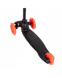 Самокат Triumf SKL-06AH 2024 черный трехколесный / кикборд Самокат Triumf SKL-06AH 2024 черный трехколесный / кикборд