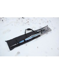 Чехол для лыж горных, беговых, сноуборда 210 см LDR черный / серый