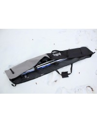 Чехол для лыж горных, беговых, сноуборда 210 см LDR черный / серый