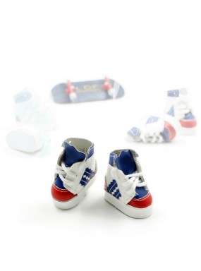 Кроссовки для фингерборда высокие синие